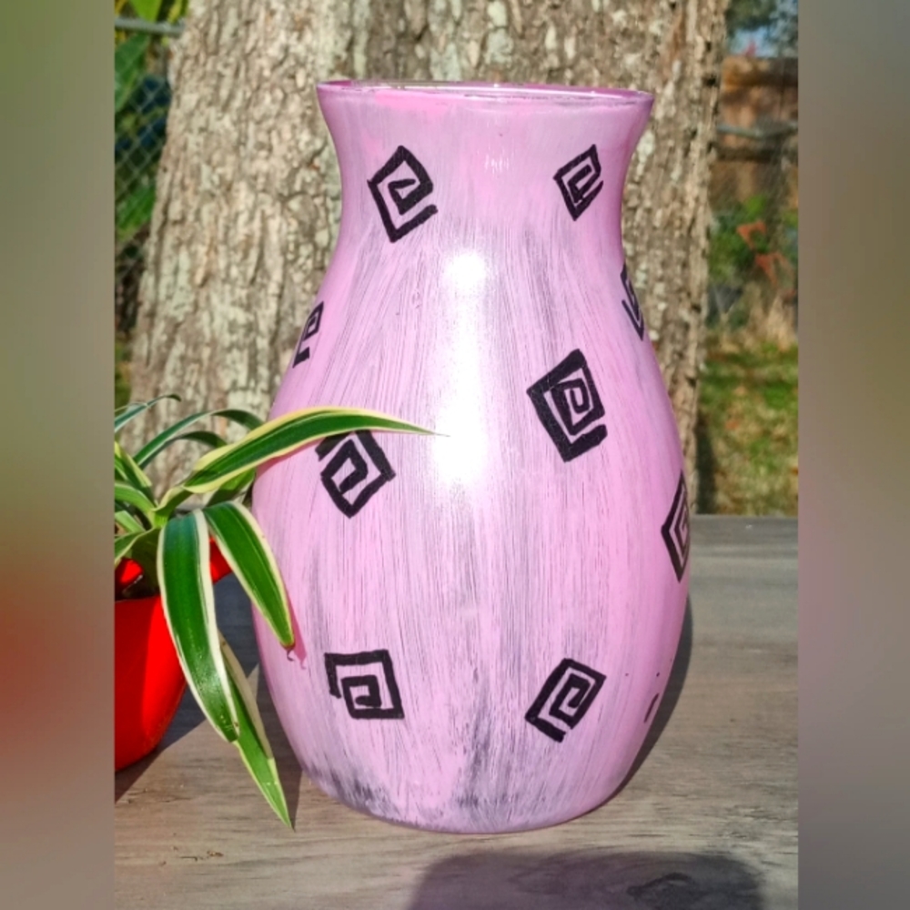Midcentury Modern Inspired Geometric Vase